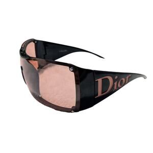 Christian Dior Black & Pink Vtg 2000's Overshine 2 Sunglasses